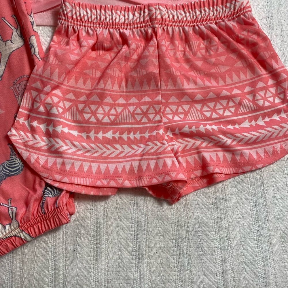 Cuddl Duds Size 6/6X Top, Shorts & Pants Pajama Set - Picture 5 of 6